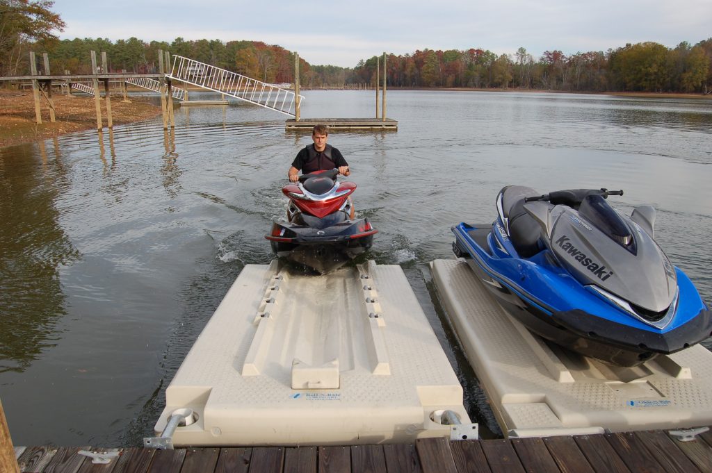 Wheely dock for jet ski
