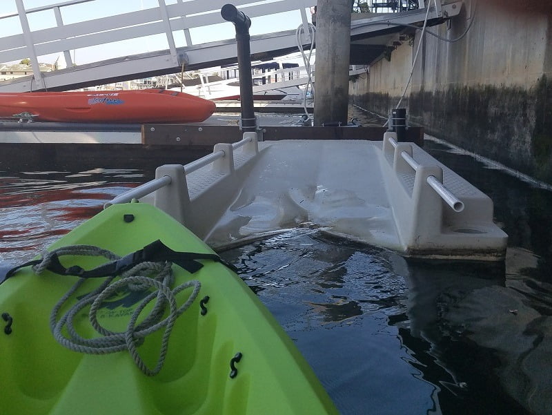 Kayak Launch in Action